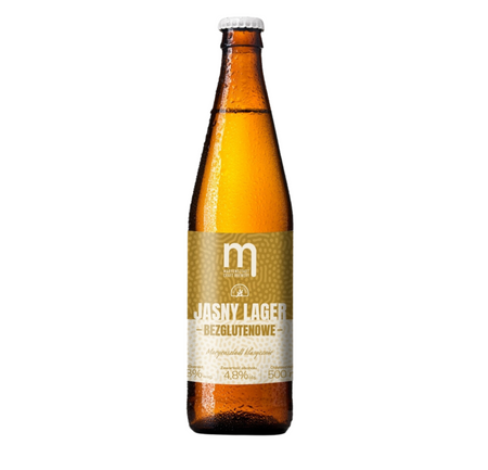 Browar Maryensztadt: Jasny Lager Bezglutenowe - 500 ml bottle