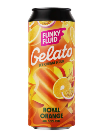Funky Fluid: Gelato Royal Orange - 500 ml can