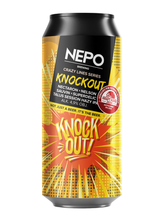 Nepo Brewing: Crazy Lines Series Knockout - 500 ml can