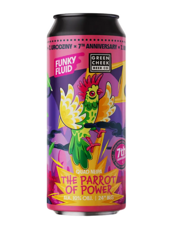 Funky Fluid x Green Cheek: The Parrot of Power - puszka 500 ml