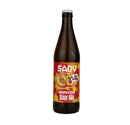 Sady: Bezalkoholowe Fruit Sour Ale Nektarynką z Brzoskwinią - butelka 500 ml