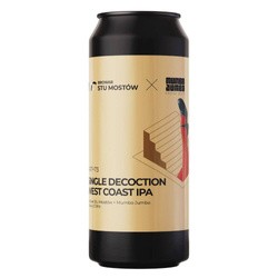 Browar Stu Mostów x Mumbo Jumbo: ART+73 Single Decoction West Coast IPA - 440 ml can