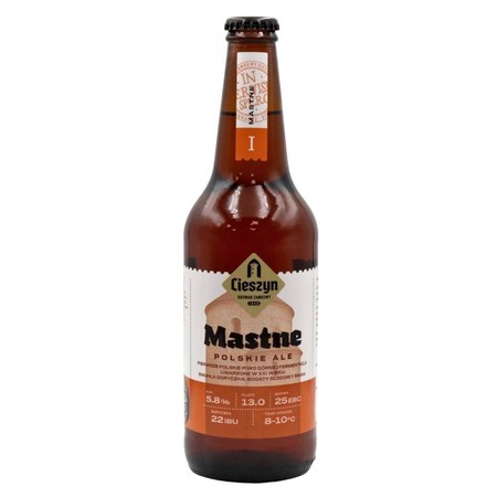 Browar Zamkowy Cieszyn: Mastne - butelka 500 ml