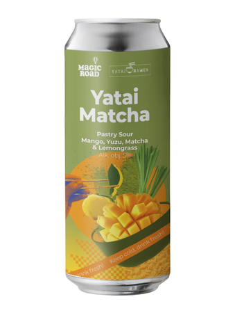 Magic Road x Yatai Ramen: Yatai Matcha - 500 ml can