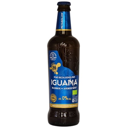 Browar Piotrków: Iguana Metabolism BIO Alcohol-free - 475 ml bottle