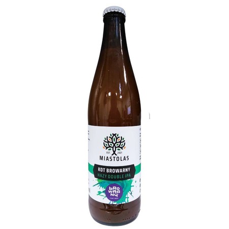 Miastolas x Browarny: Kot Browarny - butelka 500 ml