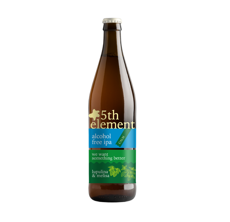 Browar Za Miastem: 5th Element APA bezalkoholowa z Melisą - 500 ml bottle