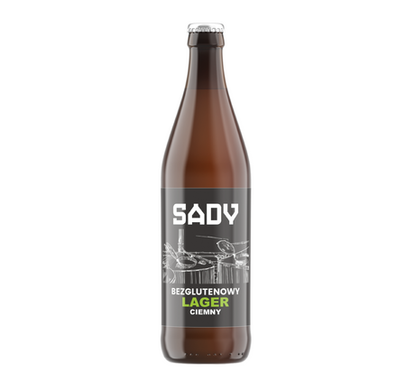 Sady: Bezglutenowy Lager Ciemny - butelka 500 ml