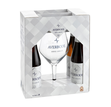 Averbode: Abbey 4x0,33 + szklanka