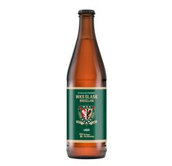 Browar Stu Mostów: WKS Śląsk Wrocław Lager - butelka 500 ml