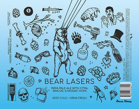 Hidden Springs: Bear Lasers - puszka 473 ml 