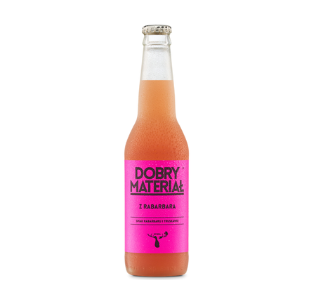 Dobry Materiał: Z Rabarbara - butelka 330 ml