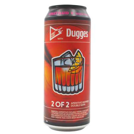 Funky Fluid x Dugges: 2 of 2 Apertivio Inspired Double NEIPA - 500 ml can
