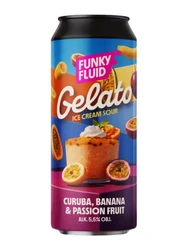Funky Fluid: Gelato Curuba & Banana & Passionfruit - puszka 500 ml