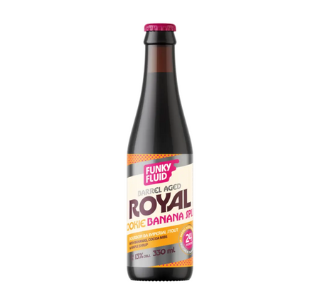 Funky Fluid: BA Royal Cookie Banana Split - butelka 330 ml