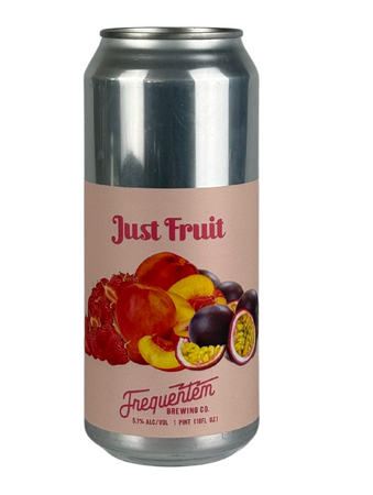Frequentem: Just Fruit (Truskawka, Brzoskwinia, Marakuja) - puszka 473 ml