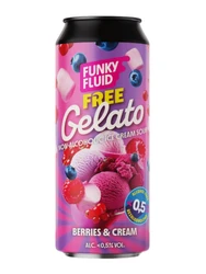 Funky Fluid: Free Gelato Berries & Cream - puszka 500 ml