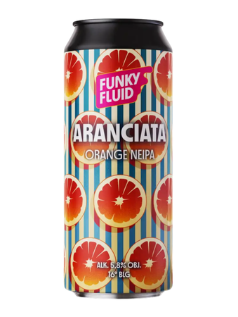 Funky Fluid: Aranciata - 500 ml can