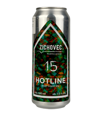 Rodinný Pivovar Zichovec: Hotline 15 - puszka 500 ml
