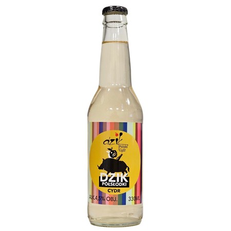 Cydr Dzik: Półsłodki - 330 ml bottle