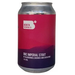 Bereta Brewing Co. Bereta x Metanoia: BBC Blueberry Cherry Imperial Stout - puszka 330 ml