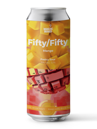 Magic Road: Fifty/Fifty Mango - puszka 500 ml