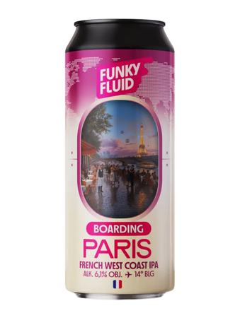 Funky Fluid: Boarding Paris - 500 ml can