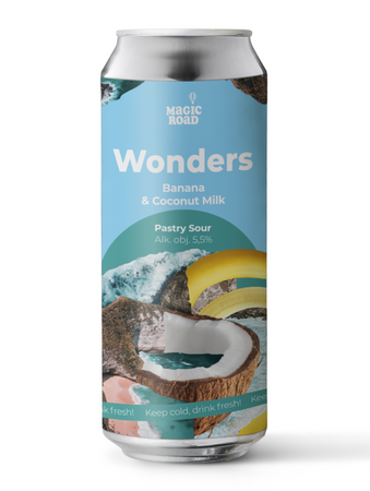 Magic Road: Wonders Banana & Coconut milk - puszka 500 ml