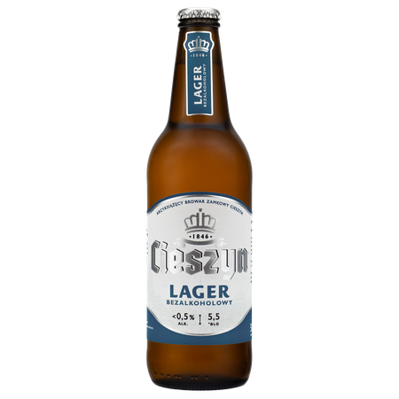 Browar Zamkowy Cieszyn: 0% Lager - 500 ml bottle