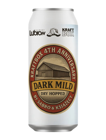 Browar Lubrow: Dark Mild Dry Hopped - puszka 500 ml