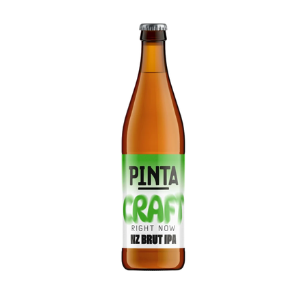 PINTA: Craft Right Now NZ Brut IPA - 500 ml bottle