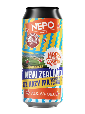 Nepomucen: Marlborough - Hops Around the World - puszka 500 ml