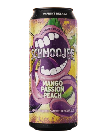 Imprint: Schmoojee Mango Passion Peach - 473 ml can