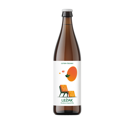 Cztery Ściany: Leżak - butelka 500 ml