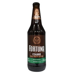 Browar Fortuna: Czarne Cold Brew Coffee - butelka 500 ml