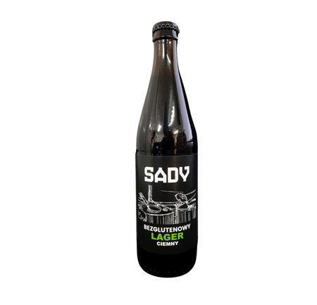 Sady: Bezglutenowy Lager Ciemny - butelka 500 ml