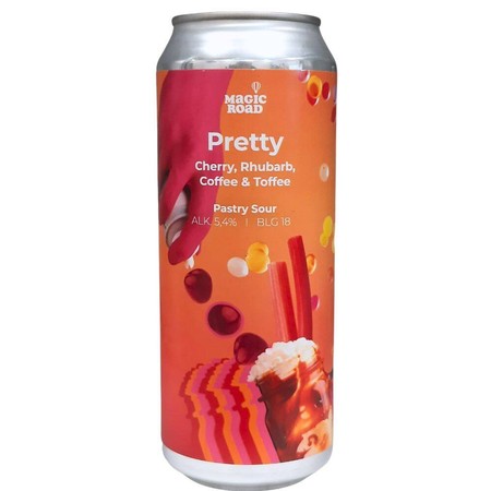 Magic Road: Pretty Cherry Rhubarb Coffee & Toffee - 500 ml can