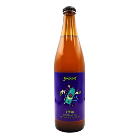 Browar Birbant: Hopsbant Fresh IPA - 500 ml bottle