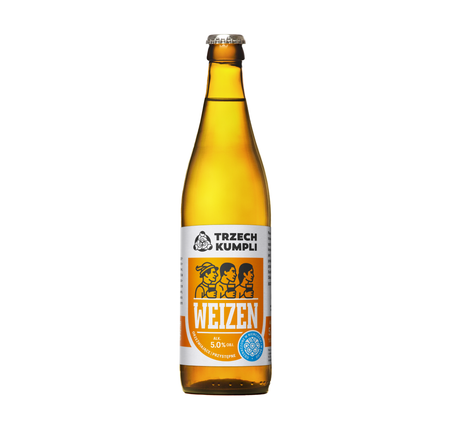 Browar Trzech Kumpli: Weizen - 500 ml bottle