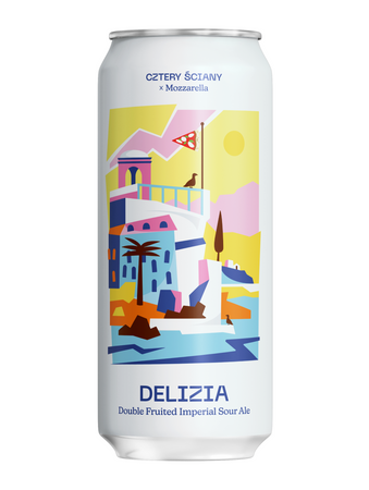 Browar Cztery Ściany: Delizia - 500 ml can