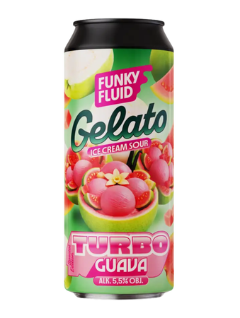 Funky Fluid: Gelato Turbo Guava - 500 ml can