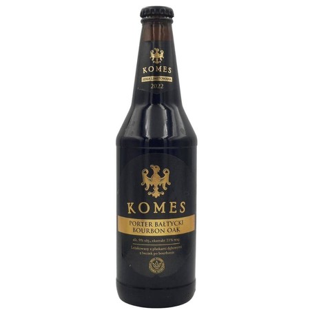 Komes: Porter Bałtycki Bourbon Oak - butelka 500 ml