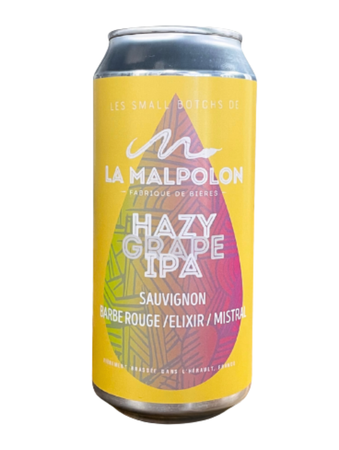 Brasserie La Malpolon: Hazy Grape IPA Sauvignon - 440 ml can