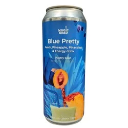 Browar Magic Road Magic Road: Blue Pretty Peach Pineapple Pinacolada - puszka 500 ml