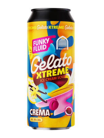 Funky Fluid x Vault City: Gelato XTREME Crema - puszka 500 ml