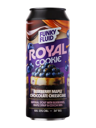 Funky Fluid: Royal Cookie Blueberry Maple Chocolate - puszka 500 ml