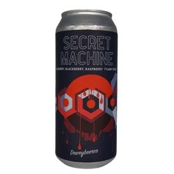 Dewey Beer: Secret Machine Blueberry Blackberry Raspberry -  puszka 473 ml
