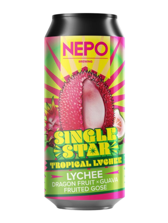 Nepo Brewing: Single Star Tropical Lychee - puszka 500 ml