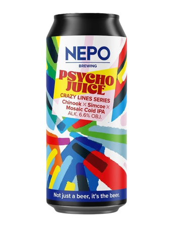 Nepo Brewing: Crazy Lines Series Psycho Juice - puszka 500 ml