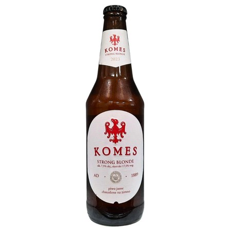 Browar Fortuna: Komes Strong Blonde - butelka 500 ml